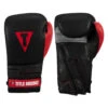 TITLE Boxing Z-FLY Bag Gloves 1 TITLE Boxing Z-FLY Bag Gloves -Power Punch zflybg bk rd 1 1