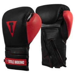 TITLE Boxing Z-FLY Bag Gloves -Power Punch zflybg bk rd 2 1