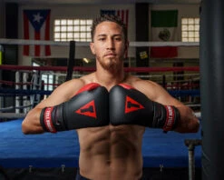 TITLE Boxing Z-FLY Bag Gloves -Power Punch zflybg bk rd 1 1