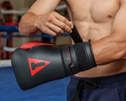 TITLE Boxing Z-FLY Bag Gloves -Power Punch zflybg bk rd 4 1