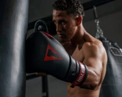 TITLE Boxing Z-FLY Bag Gloves -Power Punch zflybg bk rd 5 1